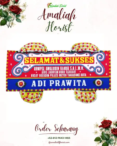 Papan Bunga Ucapan Selamat Sokanandi